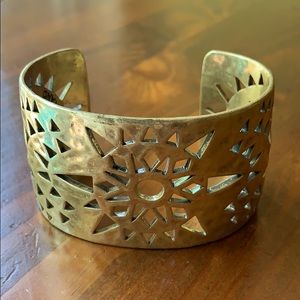 Lucky Brand gold-tone cuff bracelet